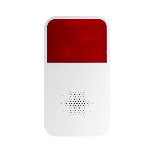 Comprar BRANDED ARA10-W Sirena inalámbrica Branded - Dispositivo de Radiofrecuencia 433MHz/886MHz - Intensidad de sonido 85dB a 