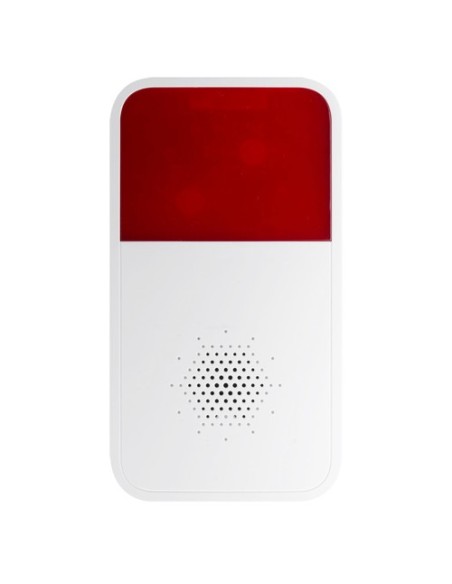 Comprar BRANDED ARA10-W Sirena inalámbrica Branded - Dispositivo de Radiofrecuencia 433MHz/886MHz - Intensidad de sonido 85dB a 