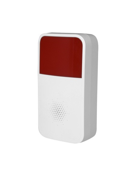 Comprar BRANDED ARA10-W Sirena inalámbrica Branded - Dispositivo de Radiofrecuencia 433MHz/886MHz - Intensidad de sonido 85dB a 