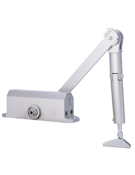 Comprar DORCAS DR-DC1-H-SILVER Cierrapuertas de brazo articulado - Instalación de superficie y reversible - Apertura con fuerza 