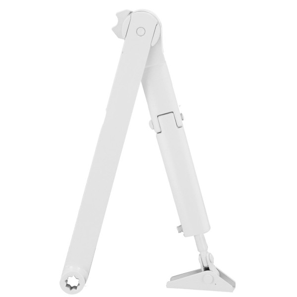 Comprar DORCAS DR-DC1-H-WHITE Cierrapuertas de brazo articulado - Instalación de superficie y reversible - Apertura con fuerza r