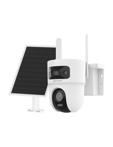 Comprar HIKVISION DS-2CFSP8-D/4G-SIM(2.8+4MM) Cámara PTZ IP 4G con panel solar VALUE - Resolución 4 Mpx (2560x1440) - Lente dual
