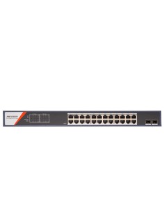 Comprar HIKVISION DS-3E1526P-SI-24P2F Hikvision Switch PoE Gestionable - 24 Puertos PoE Gigabit + 2 Uplinks SFP Ópticos - Veloci 2