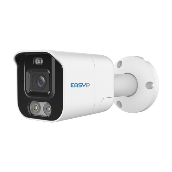 Comprar EASY-P EP-IPB121A-8-SL Cámara Bullet IP AI EASY-P - 8MP | Lente2.8 mm - IR 40 m | Luz blanca 30 m | Mic | Altavoz - Plug