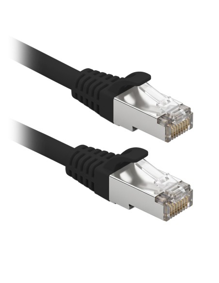 Comprar SAFIRE FUTP6-050BK Cable F/UTP de parcheo - Ethernet - Conectores RJ45 - Categoría 6 - 50 cm - Color negro