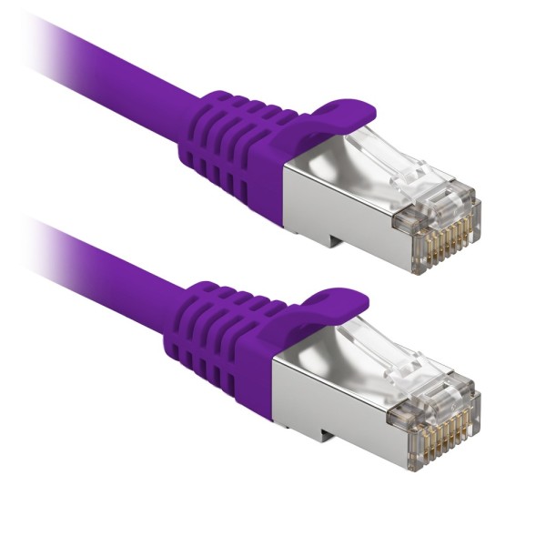 Comprar SAFIRE FUTP6-050PU Cable F/UTP de parcheo - Ethernet - Conectores RJ45 - Categoría 6 - 50 cm - Color morado