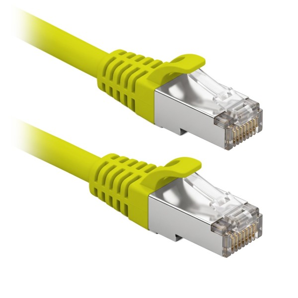 Comprar SAFIRE FUTP6-050Y Cable F/UTP de parcheo - Ethernet - Conectores RJ45 - Categoría 6 - 50 cm - Color amarillo