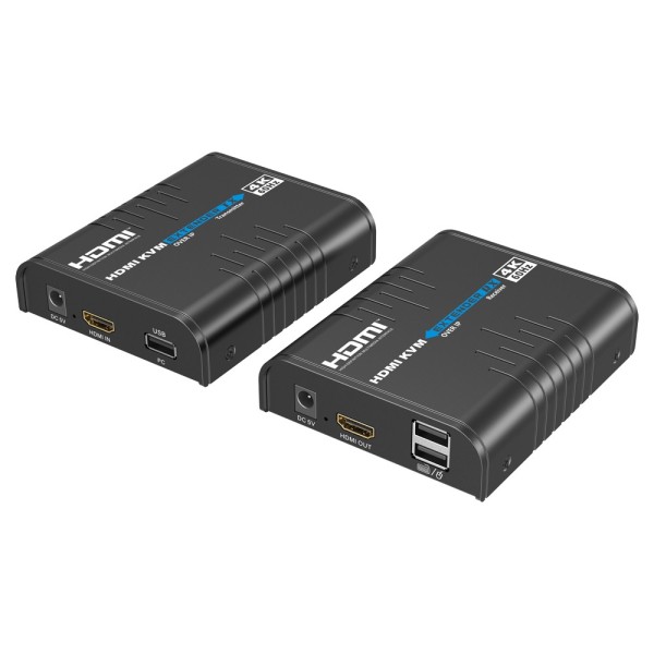 Comprar LENKENG HDMI-MATRIX-PRO-4K-KVM-L Matriz de señal HDMI IP - Permite NxM - Resolución 4K - Incluye 1 transmisor y 1 recept