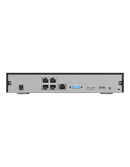Comprar IMOU NVR-N110-4P-8A0E-P-IMOU Grabador NVR para cámaras IMOU - 4 puertos PoE con 10 canales de video IP - Compresión H.26