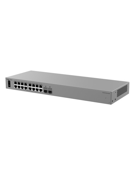 Comprar REYEE RG-ES216GC2MS Ruijie Reyee Cloud Managed L2 Switch - 16 puertos Gigabit RJ45 y 2 ranuras 2.5G SFP - Resiliencia de