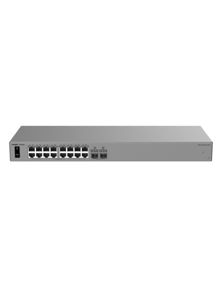 Comprar REYEE RG-ES216GC2MS Ruijie Reyee Cloud Managed L2 Switch - 16 puertos Gigabit RJ45 y 2 ranuras 2.5G SFP - Resiliencia de