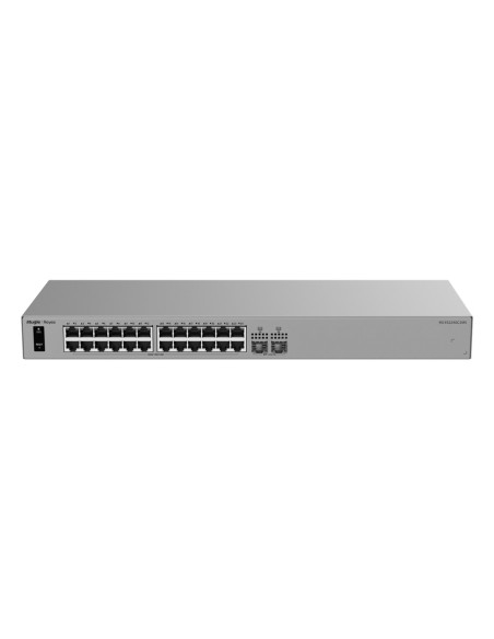 Comprar REYEE RG-ES224GC2MS Ruijie Reyee Cloud Managed L2 Switch - 24 puertos Gigabit RJ45 y 2 ranuras 2.5G SFP - Resiliencia de