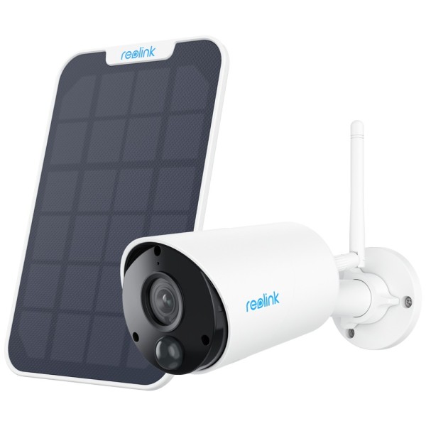 Comprar REOLINK RL-ARGUS-ECO-B320-SOLARKIT-V2 Reolink Cámara WiFi a Batería con Panel Solar - 5MP (2880x1616) - IR 10 m / Sirena