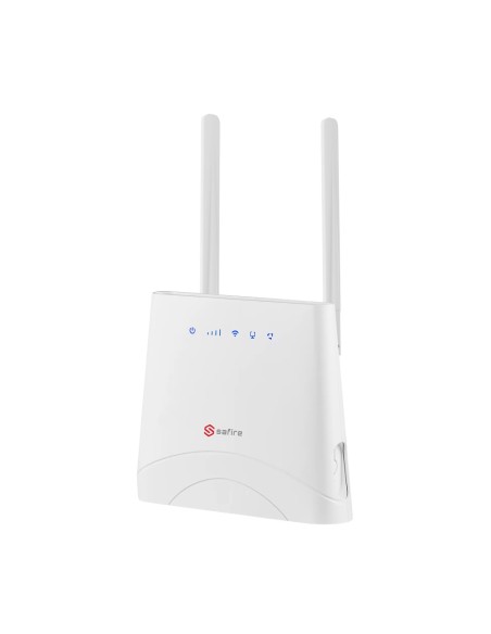 Comprar SAFIRE SF-ROUTER-4G-CAT6-UPS Router Safire  4G LTE Categoría 6  - Velocidades de hasta 300Mbps DL y 50Mbps UL.   - Wi-F
