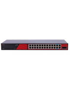 Comprar SAFIRE SF-SW2824HIPOE-GF-300 Safire Switch Hi-PoE - 24 puertos + 2 SFP Uplink + 2 Uplink RJ45 - Velocidad de puertos Gig 2