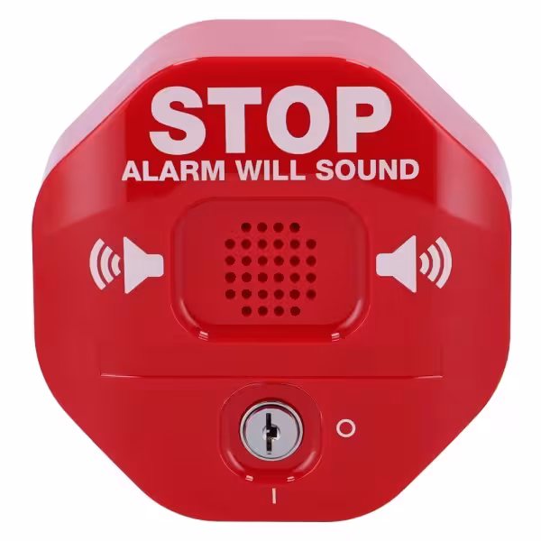 Comprar OEM STI-6400 Sirena autónoma para puertas de emergencia  - Notifica accesos y salidas no autorizadas - Diseño altamente 