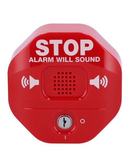 Comprar OEM STI-6400 Sirena autónoma para puertas de emergencia  - Notifica accesos y salidas no autorizadas - Diseño altamente 