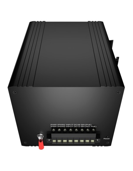 Comprar OEM SW2624HIPOE-MGF-360-DIN Switch PoE Marca Blanca - Montaje en carril DIN - 24 Puertos Gigabit + 4 SFP Gigabit - 90W p