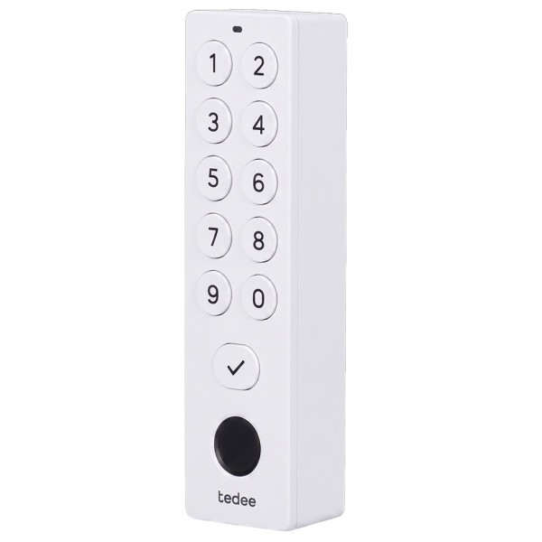 Comprar TEDEE TEDEE-KEYPADPRO-WHITE Accesorio de teclado - Comunicación Bluetooth - Apertura y cierre con PIN o huella - Códigos
