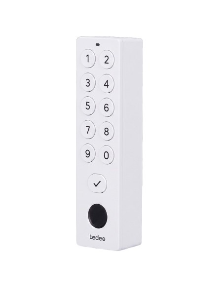 Comprar TEDEE TEDEE-KEYPADPRO-WHITE Accesorio de teclado - Comunicación Bluetooth - Apertura y cierre con PIN o huella - Códigos