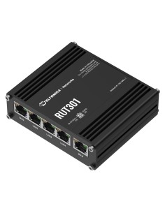 Comprar TELTONIKA TK-RUT301 Router industrial con 5 puertos RJ45 10/100 Mbps - Ecosistema IoT: Modbus, MQTT, OPC UA y BACnet - T