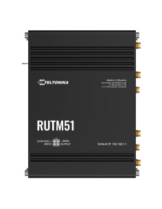 Comprar TELTONIKA TK-RUTM51 Router Industrial 5G Sub-6GHz de alta velocidad  - Resiliencia con Dual SIM y failover automático 