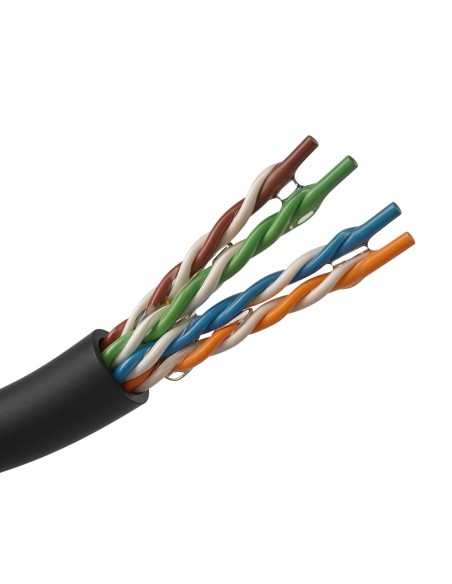 Comprar SAFIRE UTP5E-305-BC-JELLY-OUTDOOR Bobina de cable de red Cat5e de 305 metros - Conductor de cobre 100% para máxima señal