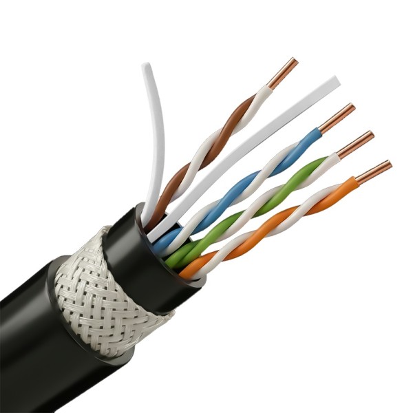Comprar SAFIRE UTP6-305-BC-LSZH-G-OUTDOOR Cable de datos U/UTP Categoría 6 de 4 pares - Conductor de cobre sólido puro Bare Copp