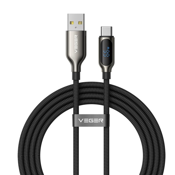 Comprar VEGER VG-AC1-XHJ Veger - Cable USB 2.0 para cualquier dispositivo - USB-A a USB-C - Conector de aleación de Zinc con dis