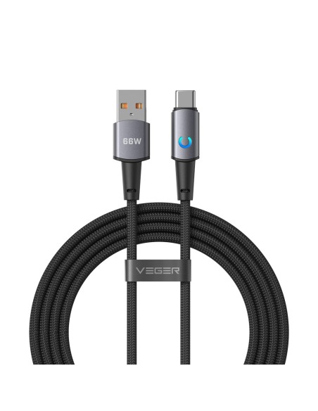 Comprar VEGER VG-AC1-ZSD Veger - Cable USB 2.0 para cualquier dispositivo - USB-A a USB-C - Conector de aleación de aluminio con