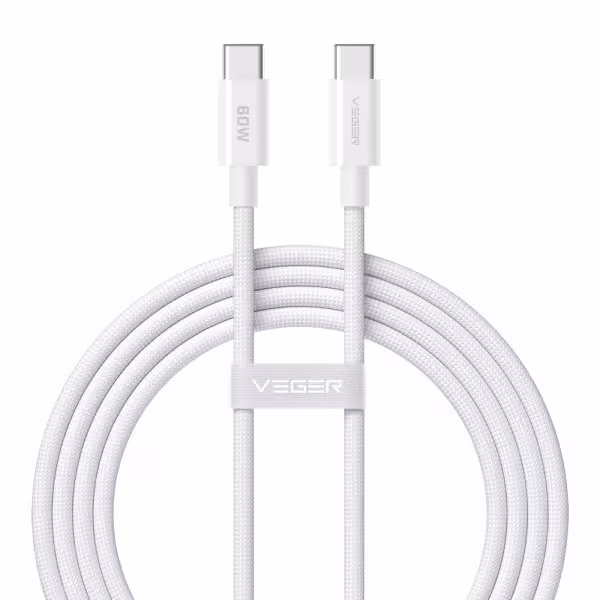 Comprar VEGER VG-CC06-FPG Veger - Cable USB 2.0 para cualquier dispositivo - USB-C a USB-C - Cubierta de metal, Nylon trenzado c