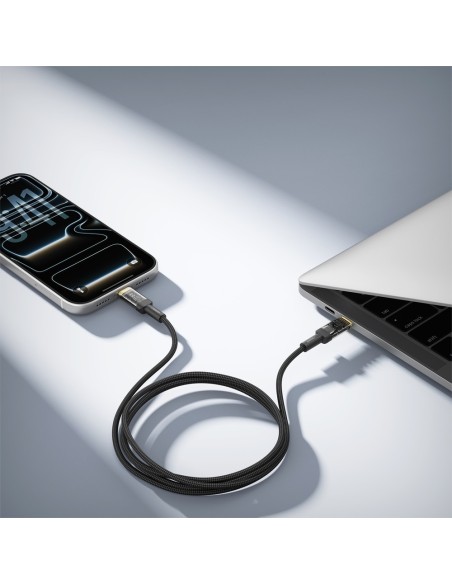 Comprar VEGER VG-CC2-TMD Veger - Cable USB 2.0 para cualquier dispositivo - USB-C a USB-C - Conector con indicador LED, Nylon ac