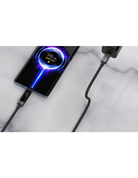 Comprar VEGER VG-DC120-CC1.2 Veger - Cable USB 2.0 para cualquier dispositivo - USB-C a USB-C - Conector con display multifunció