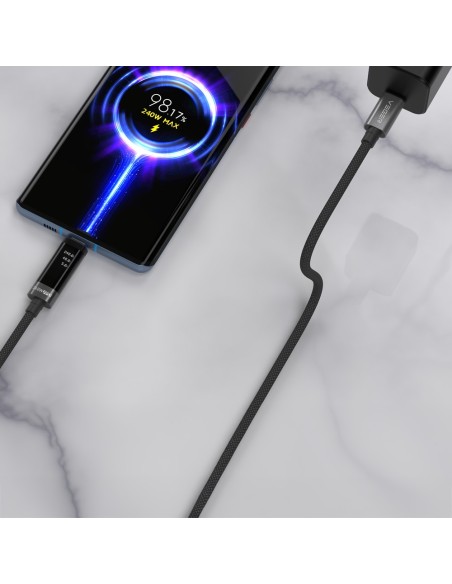 Comprar VEGER VG-DC120-CC1.5 Veger - Cable USB 2.0 para cualquier dispositivo - USB-C a USB-C - Conector con display multifunció