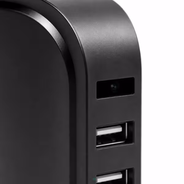 OEM QZTUSB Cámara oculta en cargador USB WiFi. 1080p Full HD. 5 puertos. Detección de movimiento.