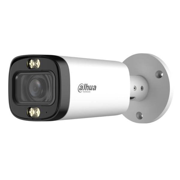 DAHUA HAC-HFW1500R-Z-IL-A-S3 Tubular HDCVI 4EN1 5M Iluminación Dual LED60m/IR80m 2.7-13.5mm IP67 MIC