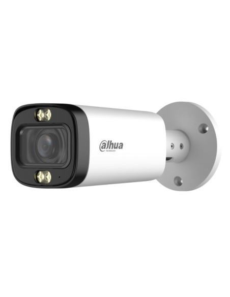 DAHUA HAC-HFW1500R-Z-IL-A-S3 Caméra tubulaire HDCVI 4EN1 5 Mpx Éclairage double LED 60 m / IR 80 m 2.7-13.5mm IP67 MIC