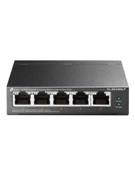 TP-LINK TL-SG1005LP Switch de sobremesa Gigabit de 5 puertos con 4 puertos PoE+