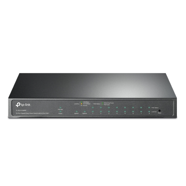 TP-LINK TL-SG1210P Switch de sobremesa Gigabit de 10 puertos con PoE + de 8 puertos