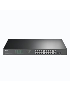 TP-LINK TL-SG1218MP Switch de montaje en bastidor Gigabit de 18 puertos con 16 puertos PoE +