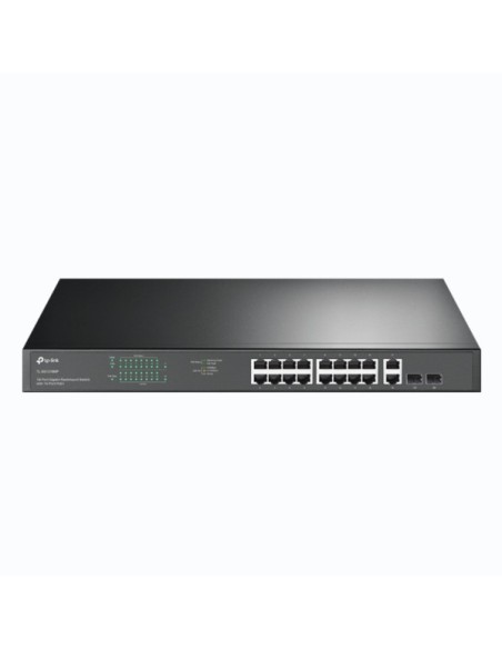 TP-LINK TL-SG1218MP Switch de montaje en bastidor Gigabit de 18 puertos con 16 puertos PoE +