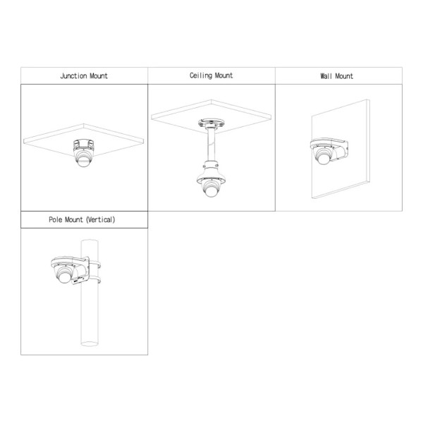 DAHUA HAC-HDW1801TLM-IL-A-0280B-S3-DIP MiniDomo HDCVI 4EN1 4K WDR Iluminación Dual LED30m/IR30m 2.8mm IP67 MIC