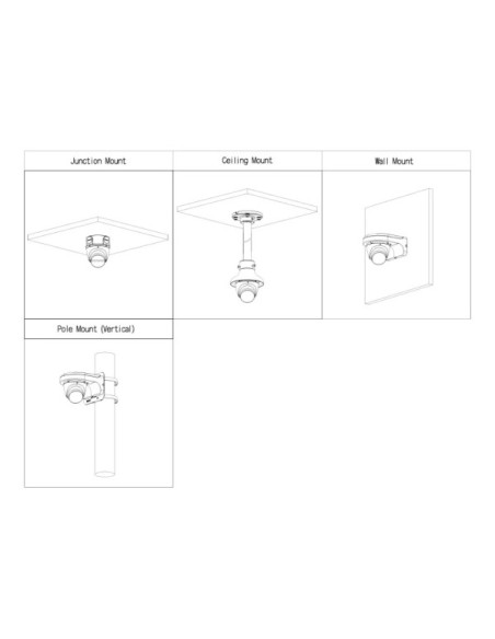 DAHUA HAC-HDW1801TLM-IL-A-0280B-S3-DIP MiniDomo HDCVI 4EN1 4K WDR Iluminación Dual LED30m/IR30m 2.8mm IP67 MIC