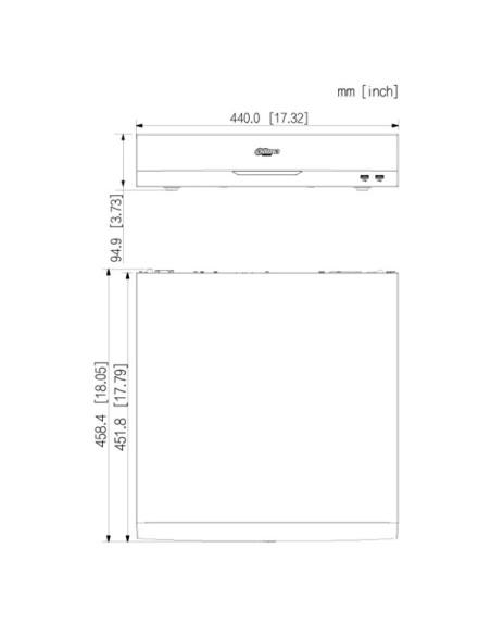 DAHUA NVR5864-EI2 NVR 64ch 448Mbps H265 2xHDMI 8HDD 2RJ45 E/S RAID 0/1/5/6/10 AI