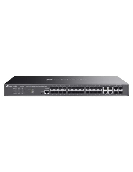 TP-LINK SG3428XF Switch Omada L2+ de 24 puertos SFP a Gigabit y 4 SFP+ a 10G