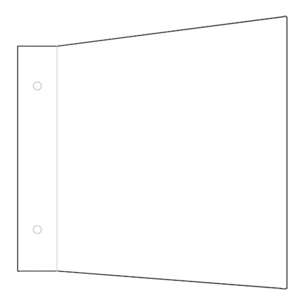 IMPLASER BA150420 Banderola aluminio 15x42cm