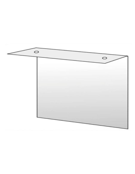 IMPLASER BM210297-TECHO Banderola metacrilato transparente para techo 21x29,7cm