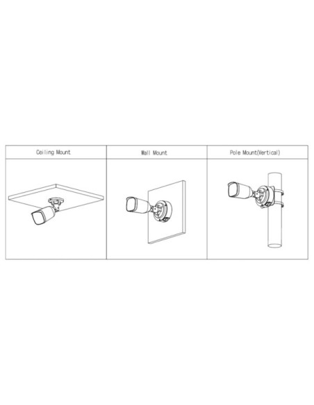 DAHUA HAC-B3A21-Z Tubular HDCVI 4EN1 2M IR40m 2.7-12mm IP67