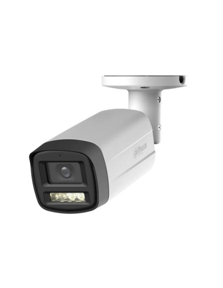 DAHUA HAC-HFW1500TH-IL-A-0280B-S3 Tubular HDCVI 4EN1 5M Starlight Iluminación Dual LED80m/IR80m 2.8mm IP67 MIC