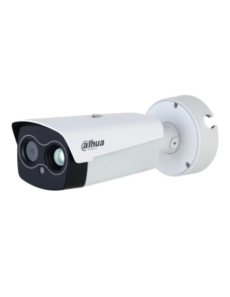 DAHUA TPC-BF5441-TB7F4-DC-S5-V1 Cámara Híbrida IP Termográfica 400x300 7.5mm + 4M 4mm IP67 IK10 12-24Vdc PoE AUDIO E/S